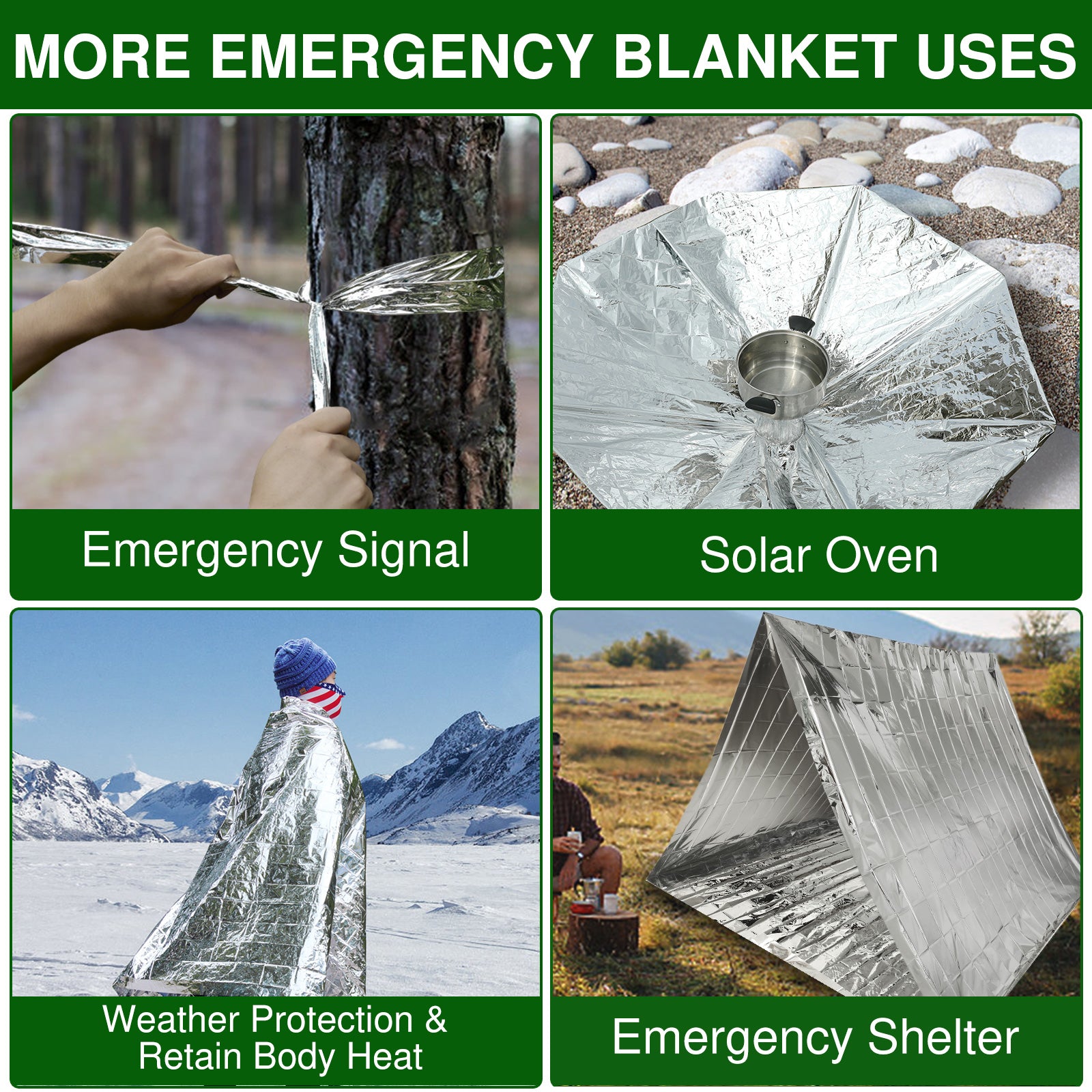 more emergency blanket uses