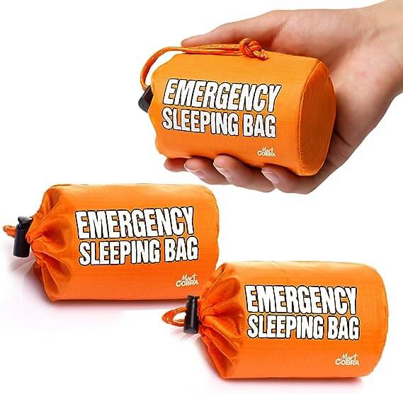 3 Pack Emergency Sleeping Bag 	‎84" x 36" | martcobra